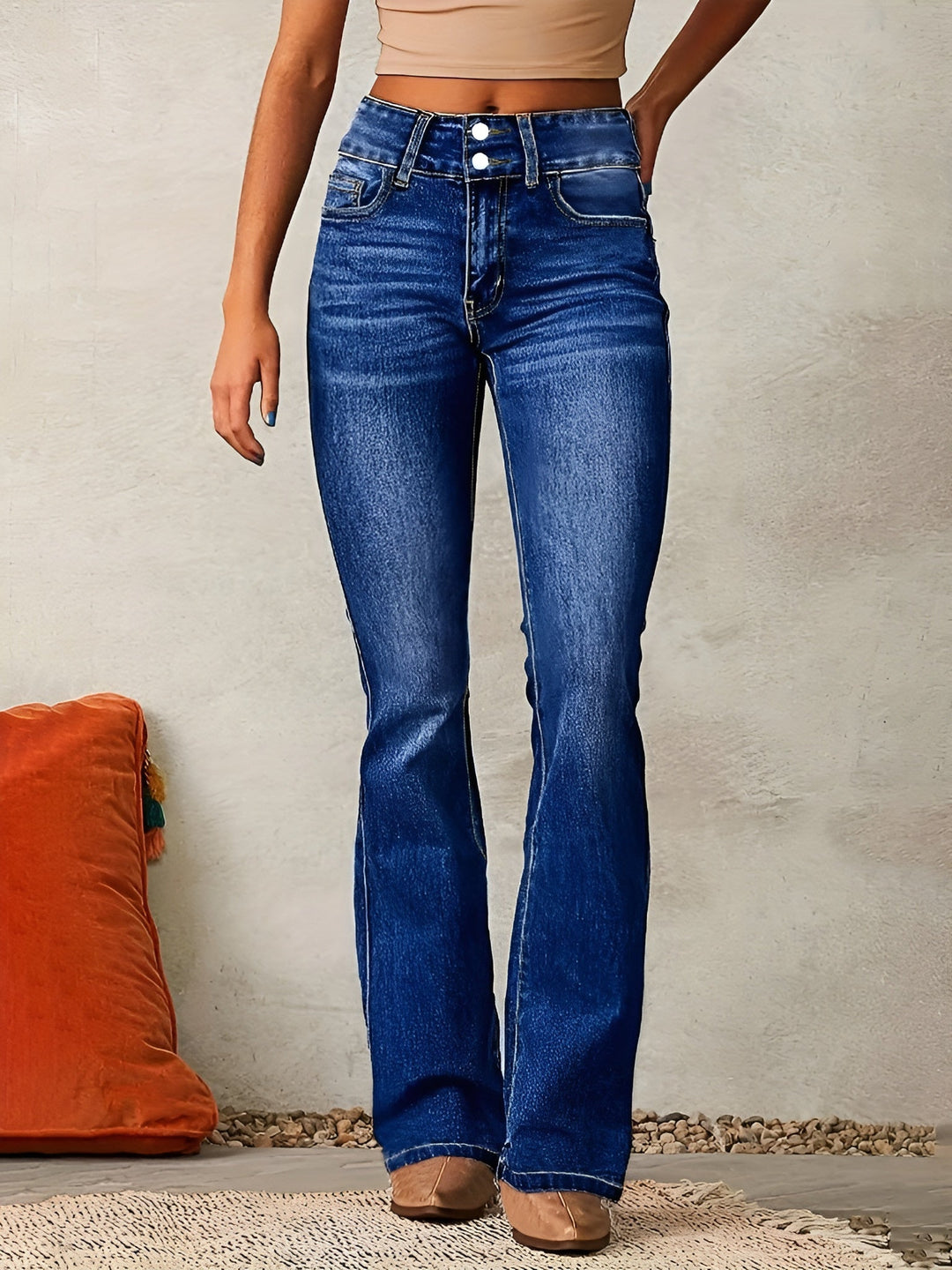 Alana - Jeans Évasés Confortables