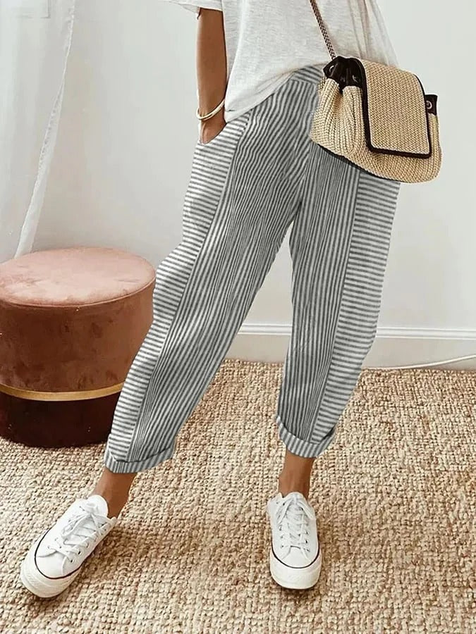 Jade - Pantalon Rayé Jade