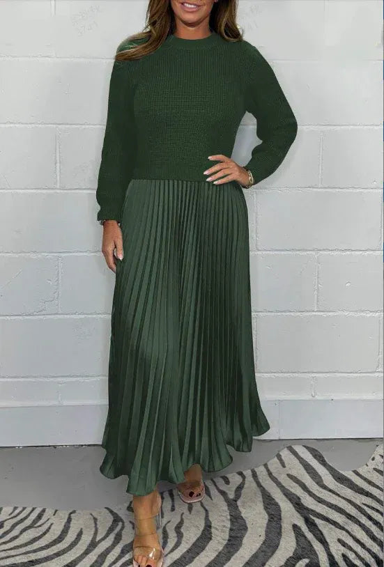Claudia - Élégante Robe Plissée