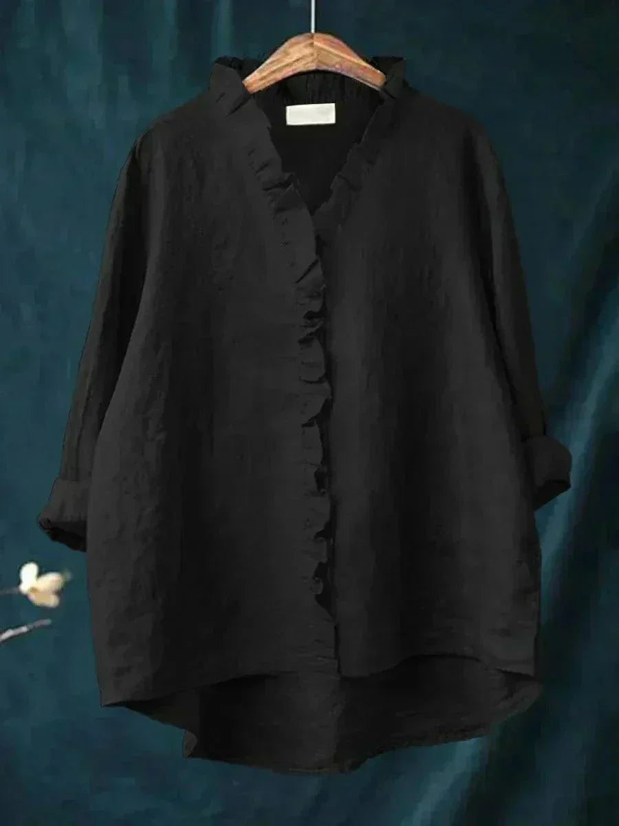Valorine - Blouse Décontractée en Lin