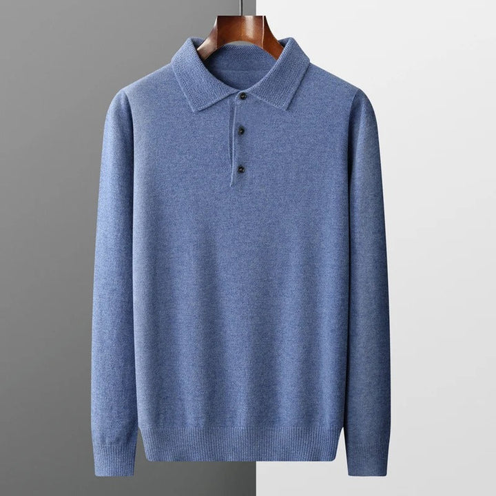 Rafael - Pull Polo en Cachemire