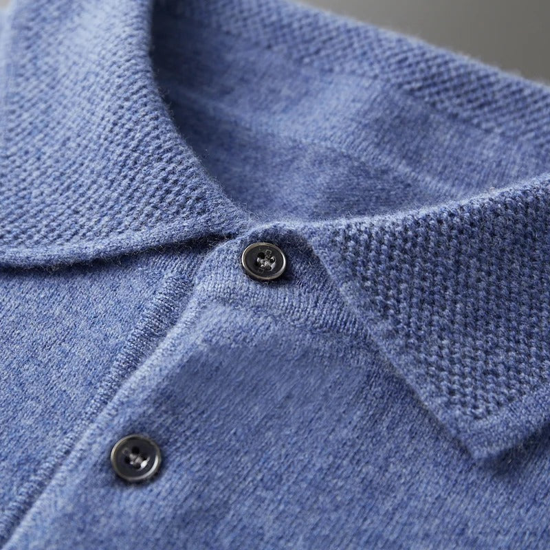 Rafael - Pull Polo en Cachemire