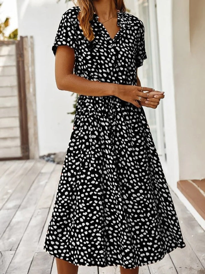 Edith - Robe Fluide Sophistiquée