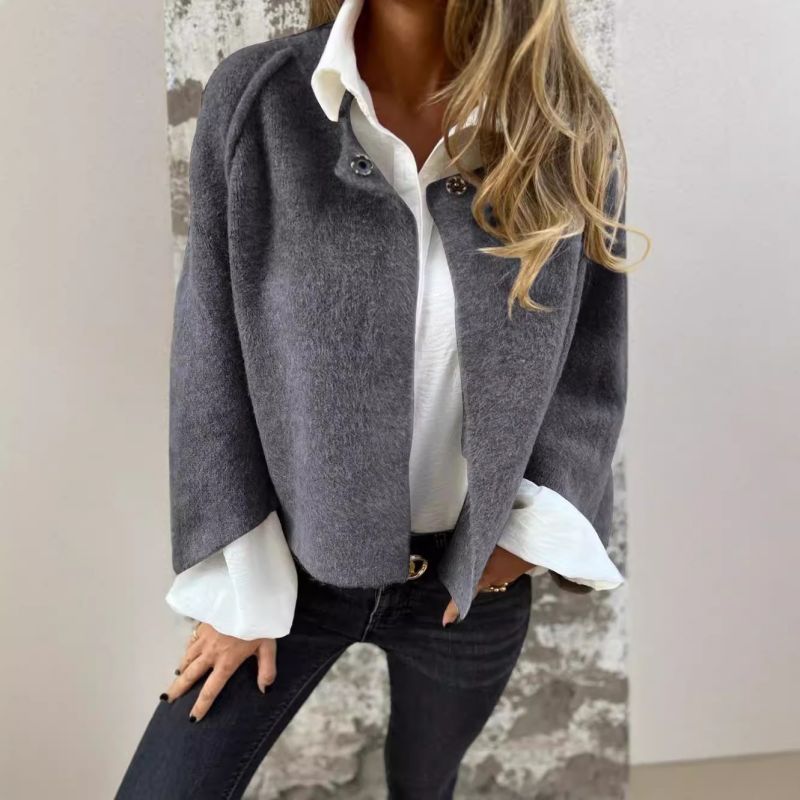 Elise - Veste Courte avec des Manches Évasées Chics