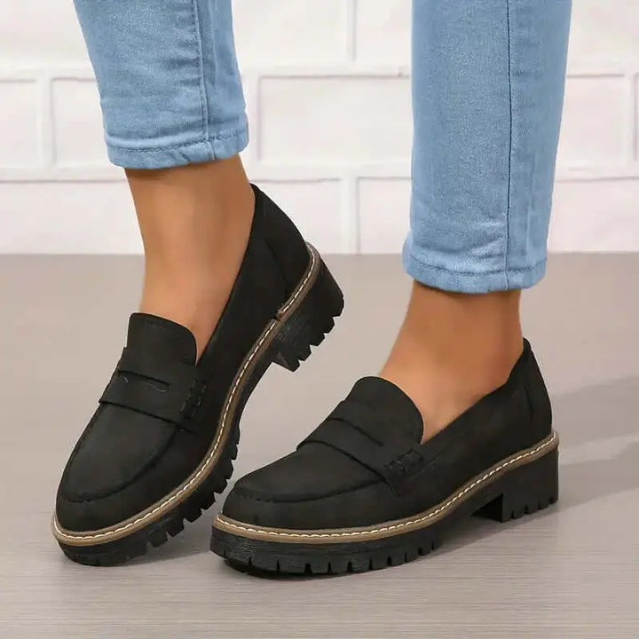 NADIA™ | Mocassins Intemporels en Daim