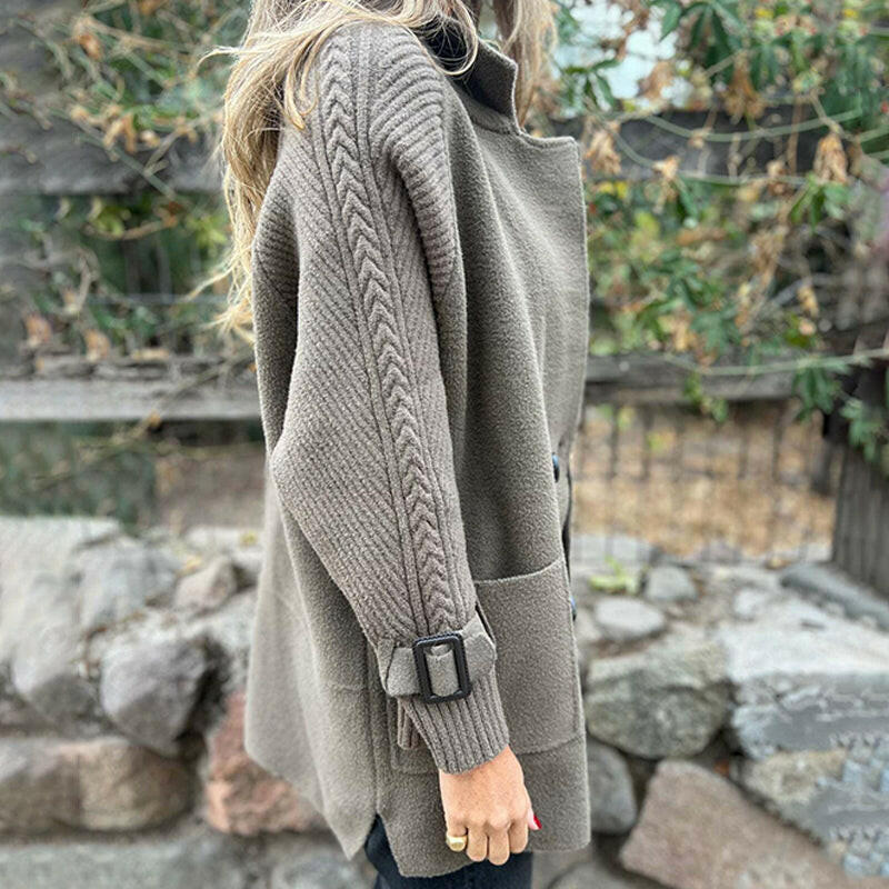Isola - Manteau Élégant Mi-Long