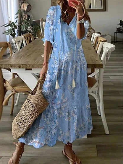 Colette - Robe Bohème Fluide